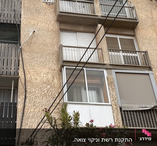 רשתות על מרפסות למניעת כניסת יונים